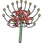 Amaryllis Higanbana SVG Icon